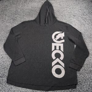 Ecko Shirt Adult 4XL XXXL Gray Long Sleeve Thermal Hoodie Athleisure Minimal Men